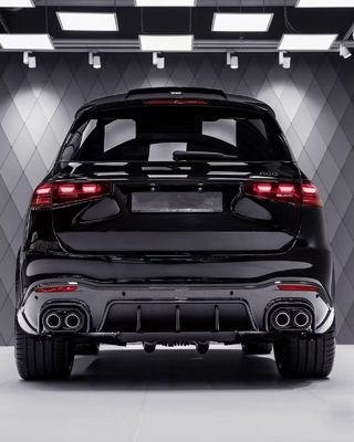 For Mercedes X167 GLS450 Carbon Fiber Body Kit GLS Upgrade BS Style Front Lip Diffuser Spoiler Widebody Kit