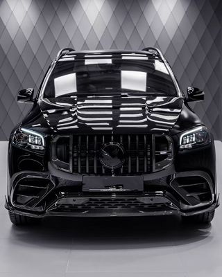 For Mercedes X167 GLS450 Carbon Fiber Body Kit GLS Upgrade BS Style Front Lip Diffuser Spoiler Widebody Kit